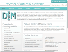 Tablet Screenshot of docinternalmed.com